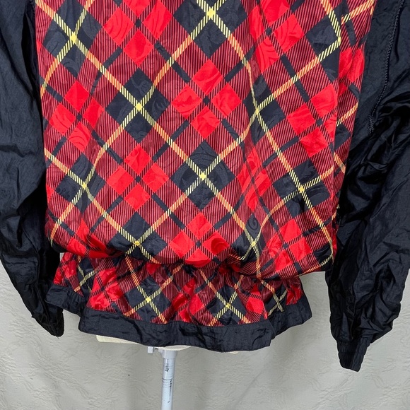 LAVON by CHEERFUL CORP VTG Plaid Wind Jacket - Picture 6 of 12